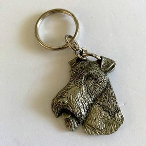 Vintage Fox Terrier Key Chain